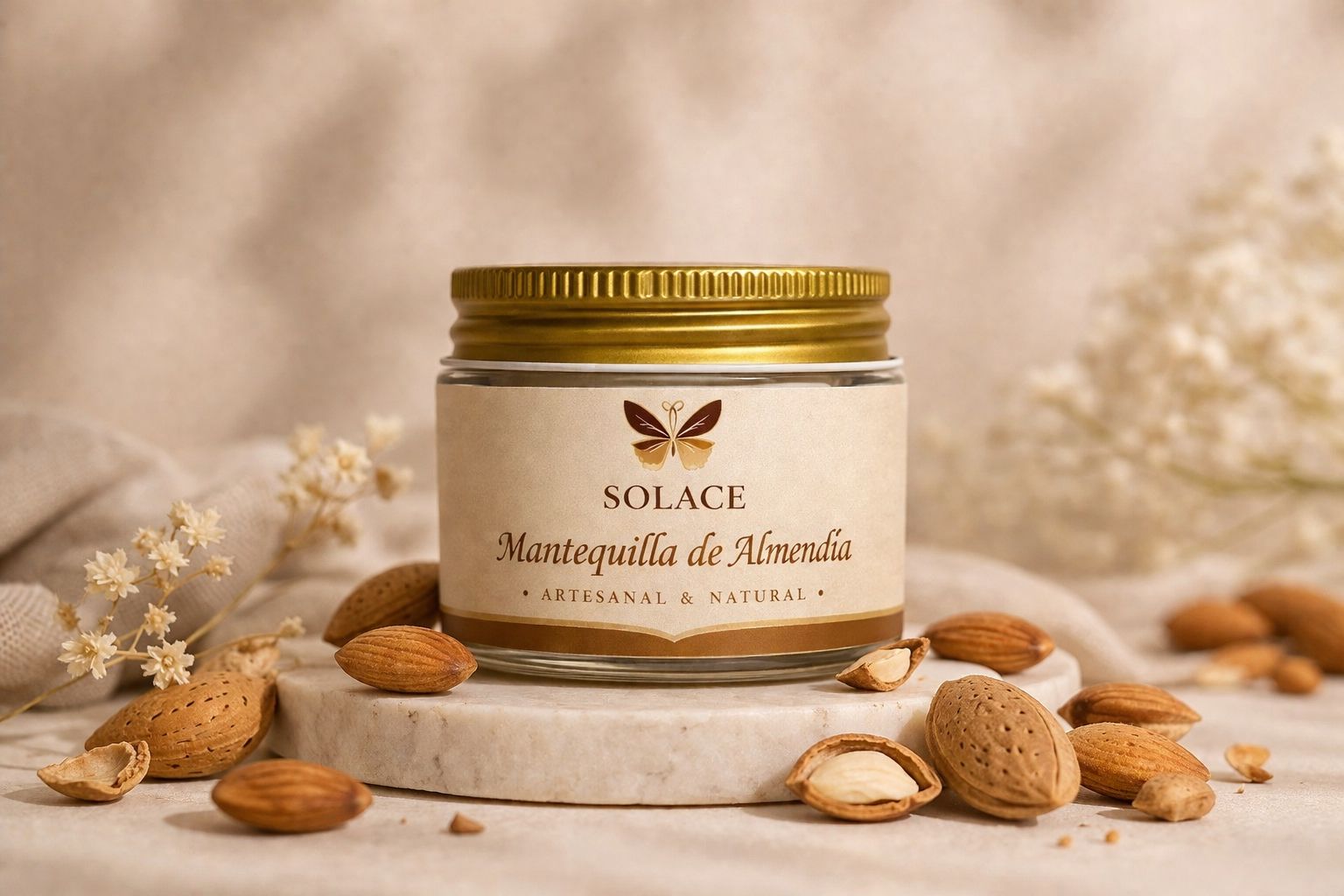 Mantequilla corporal Solace Almendra