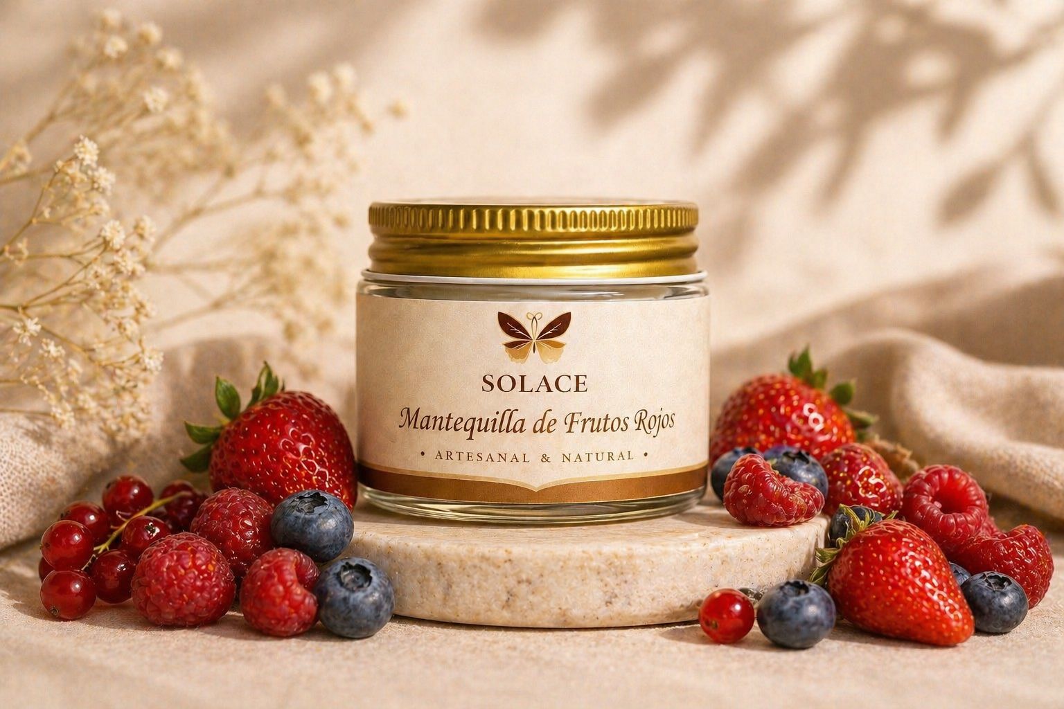 Mantequilla corporal Solace Frutos Rojos